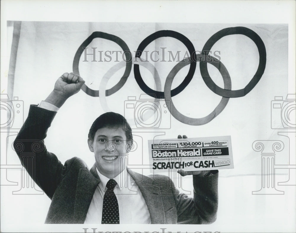 Press Photo Tim Doggett Olympic Star - Historic Images