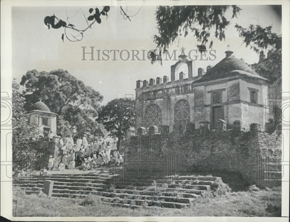 1935 Holy City of Aksum with this Coptic Cathedral - Historic Images