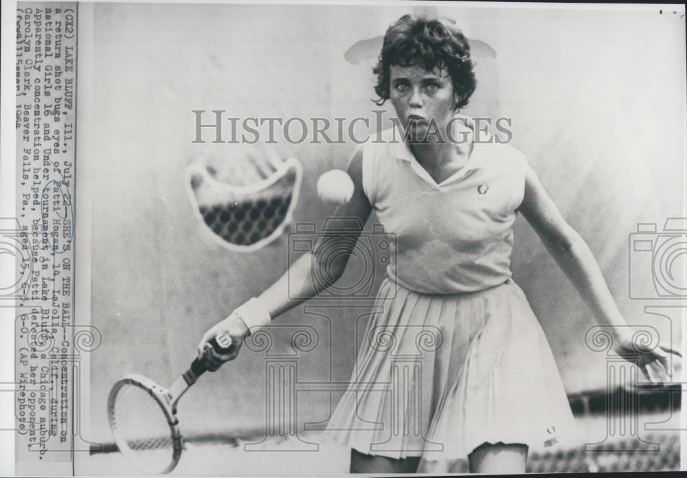 1964 Patti Hogan Tennis Player - Historic Images