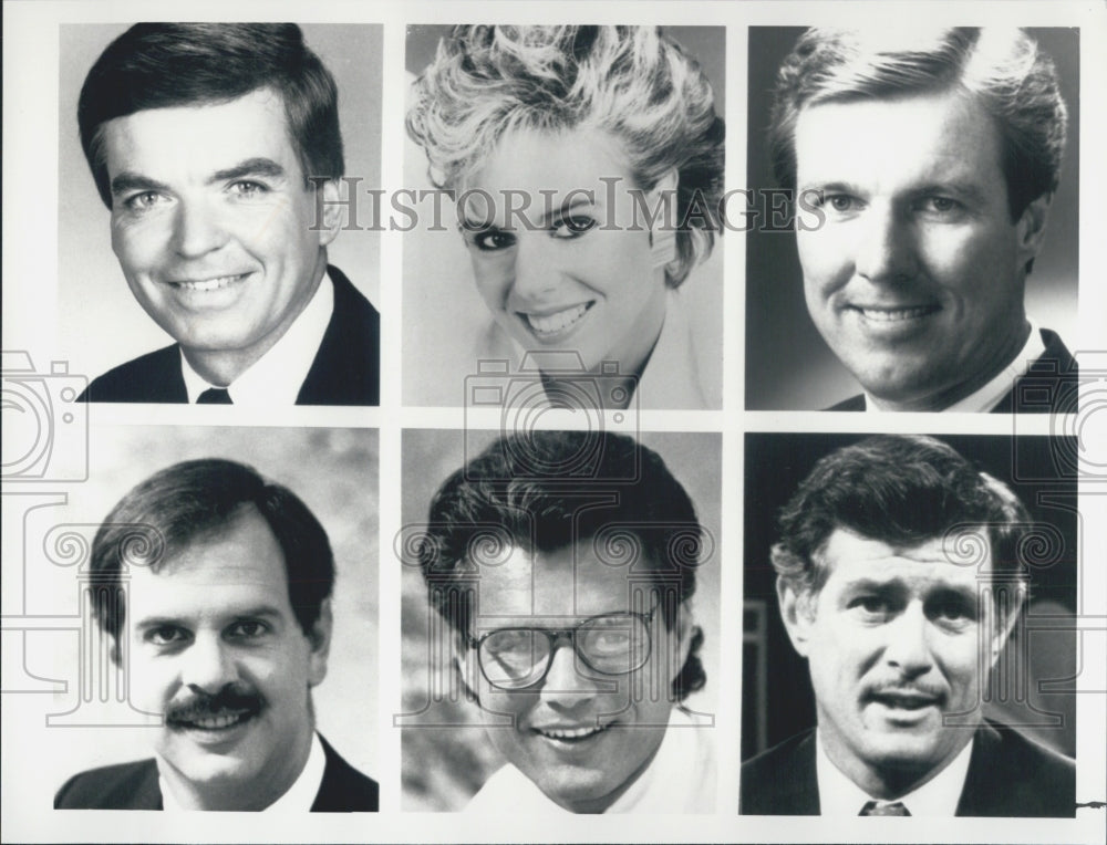 1988 Press Photo Olympic Cast of Commentators - Historic Images