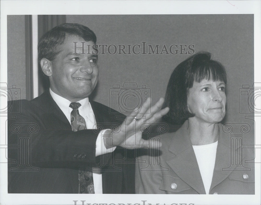 1997 Press Photo Gene Defilippo &amp; Wife Anne - Historic Images