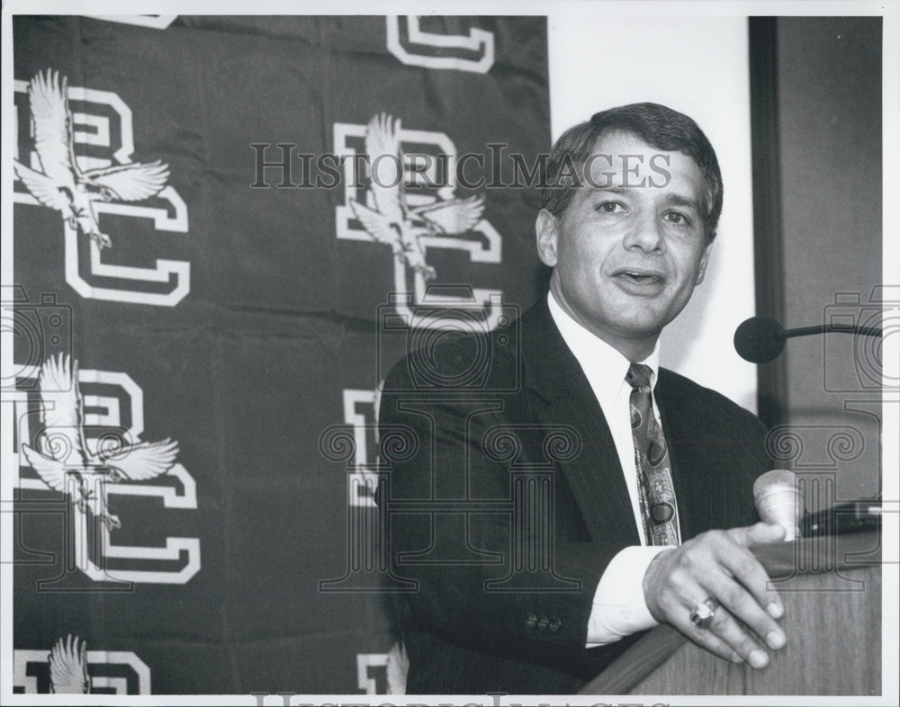 1997 Press Photo Gene DeFillipo Boston College Athletic Director - Historic Images