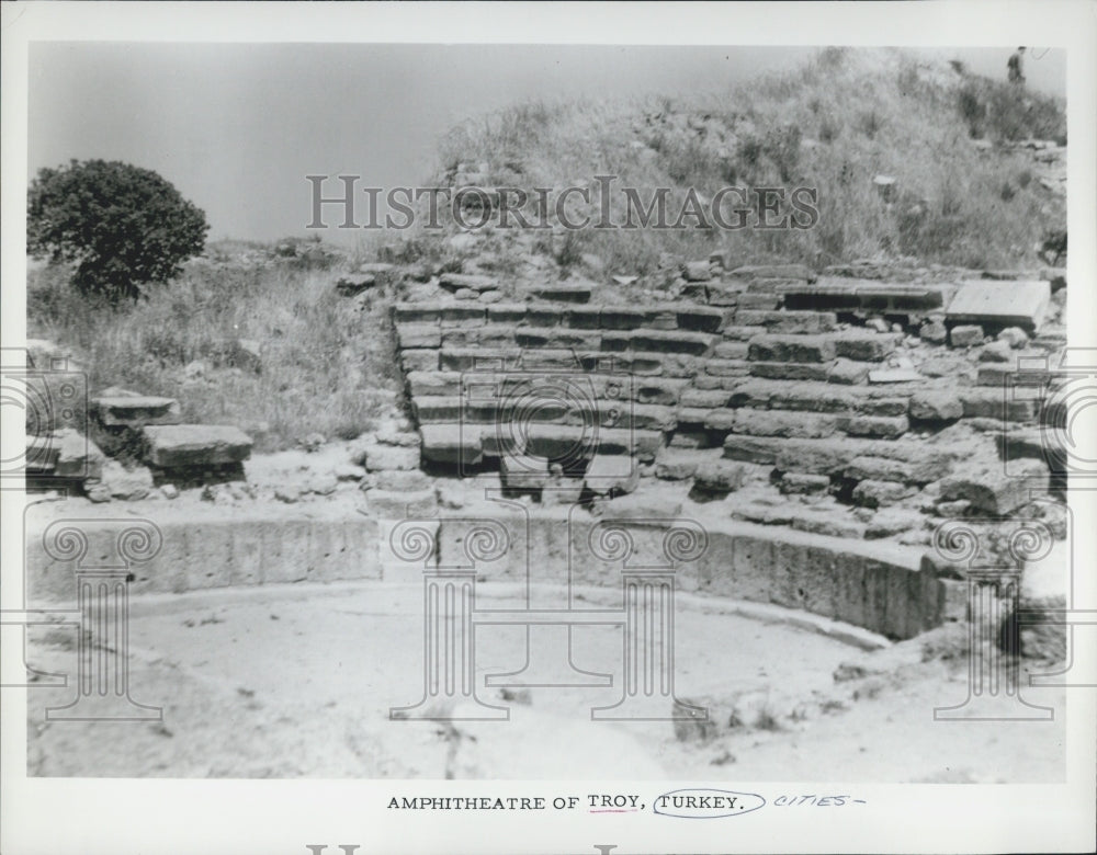 1965 Amphitheatre of Troy Turkey - Historic Images