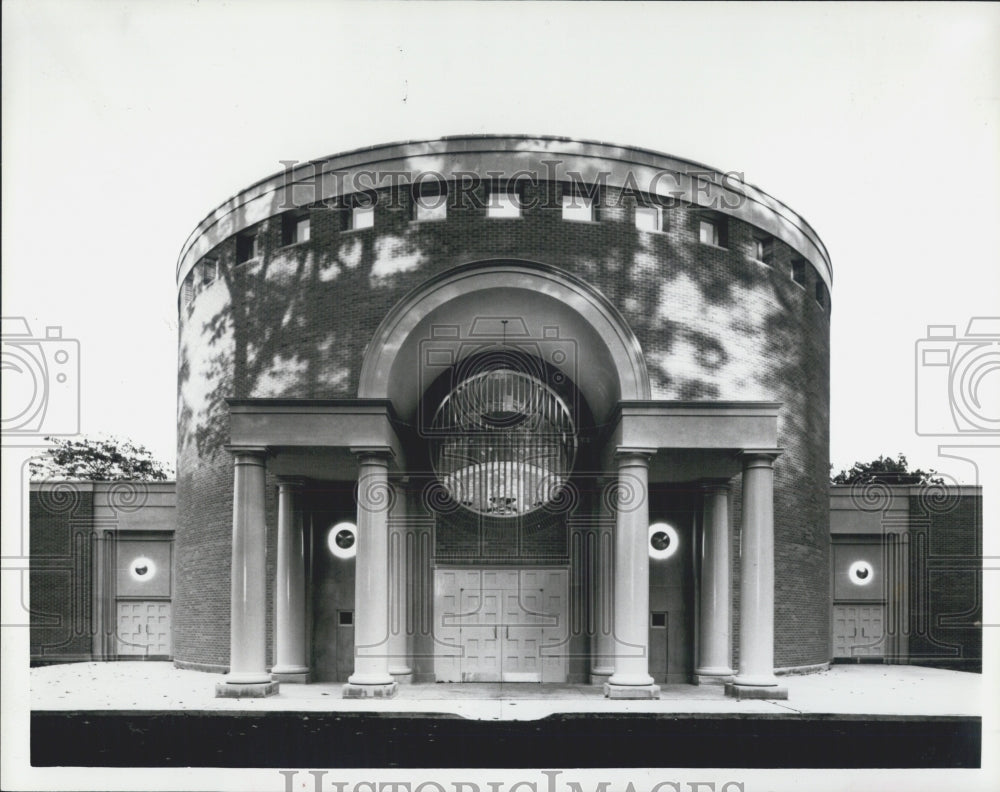 1984 Press Photo North Shore Congregation Israel Glencoe Illinois Architecture - Historic Images