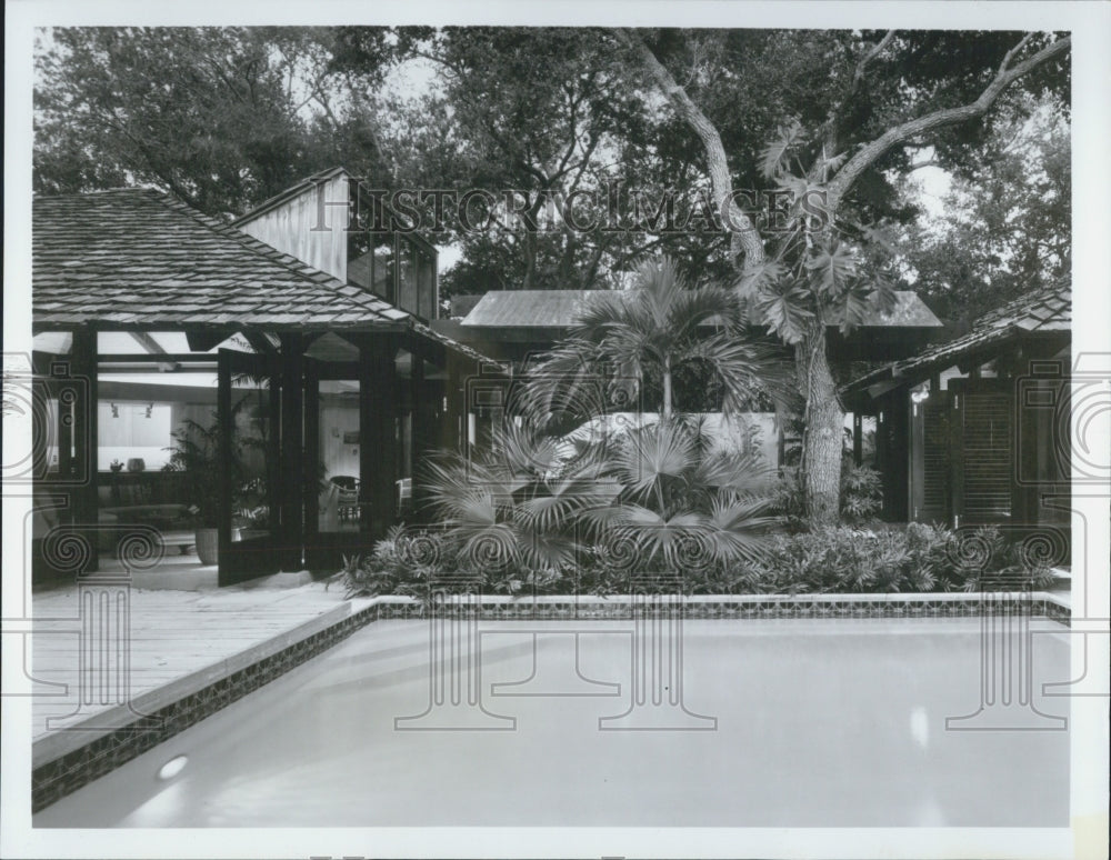 Press Photo Dade County Aguilera Residence - Historic Images