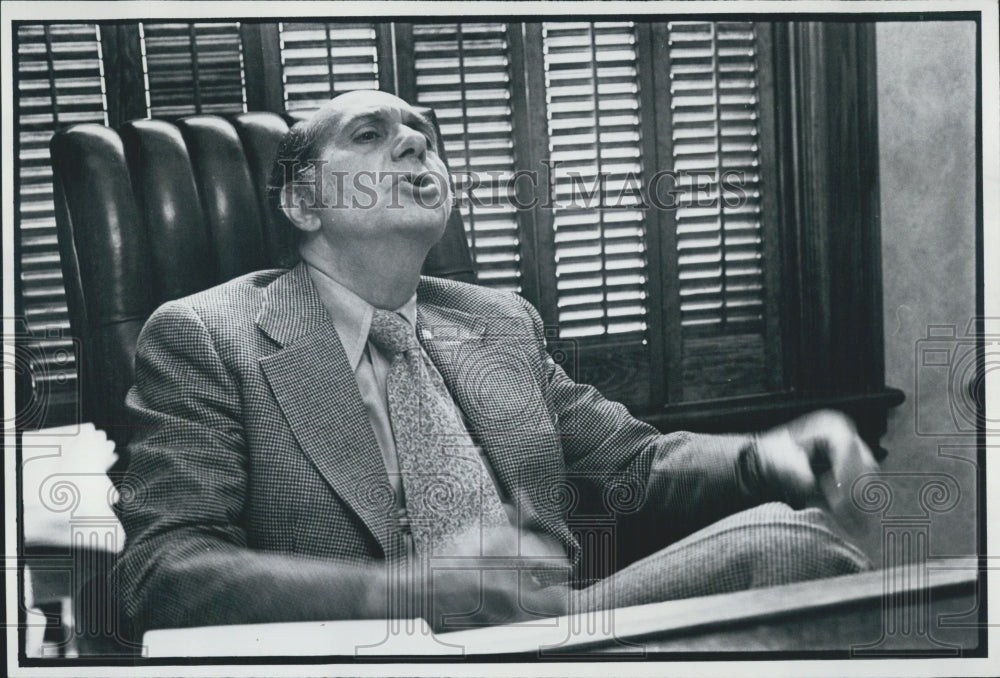 1981 Press Photo Walter Gerash Lawyer - Historic Images