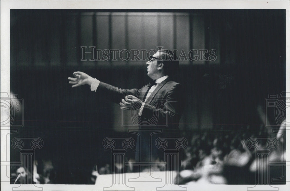 1970 Press Photo Conductor Tampa Bay Florida - RSG37277 - Historic Images