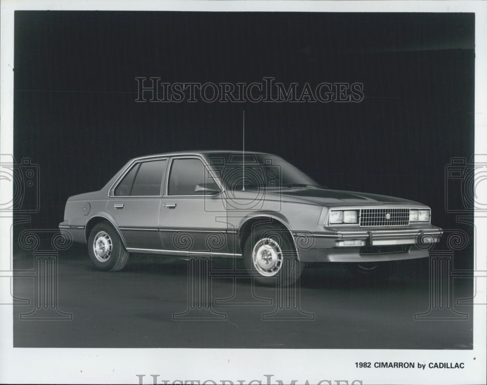 1981 Press Photo Cimarron Automobile 1982 Model From Cadillac Motors Corp. - Historic Images