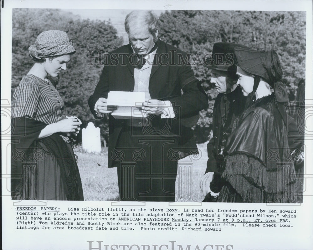 1984 Press Photo Pudd&#39;nhead Wilson - Historic Images