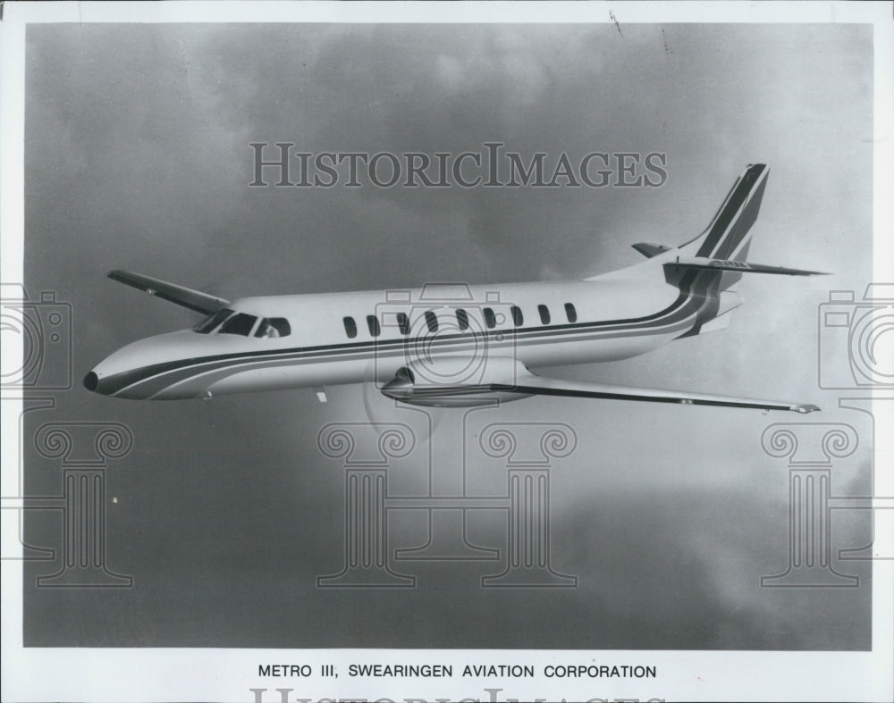 1980 Press Photo Metro III from Swearington Aviation Corporation - Historic Images