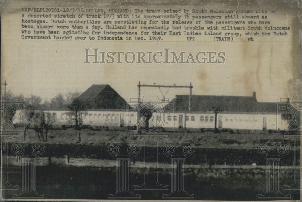 1949 Dutch Train Passengers held hostage South Moluccan - Historic Images