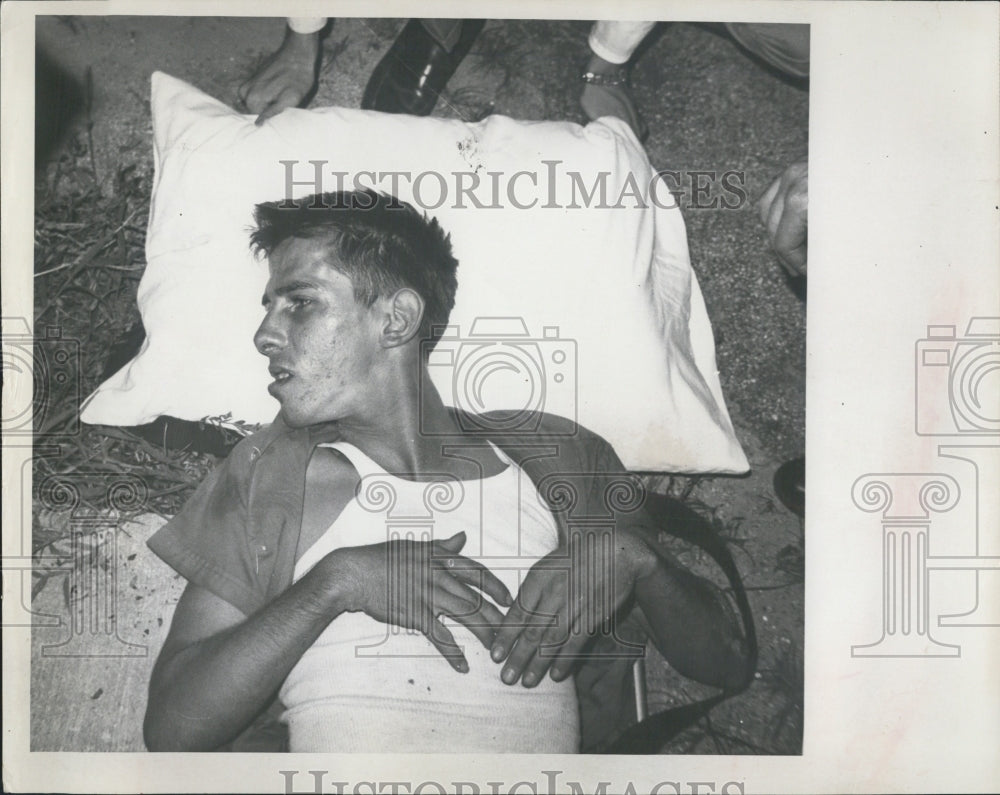 1966 21 year old Richard Giles Beaten and left unconscious - Historic Images