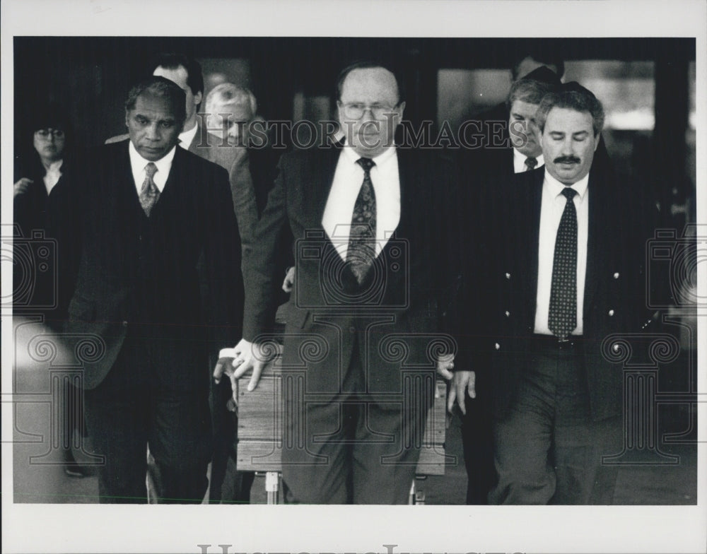 1993 Press Photo Johnny Most Funeral - Historic Images