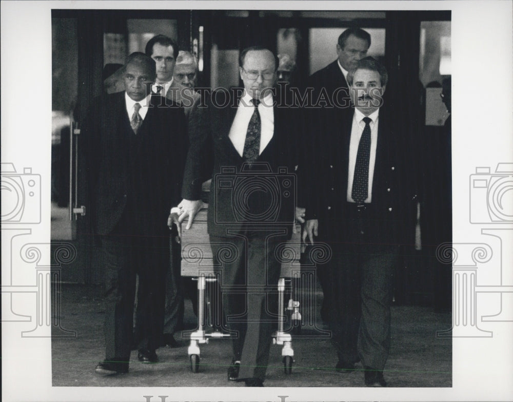 1993 Press Photo Johnny Most Funeral - Historic Images