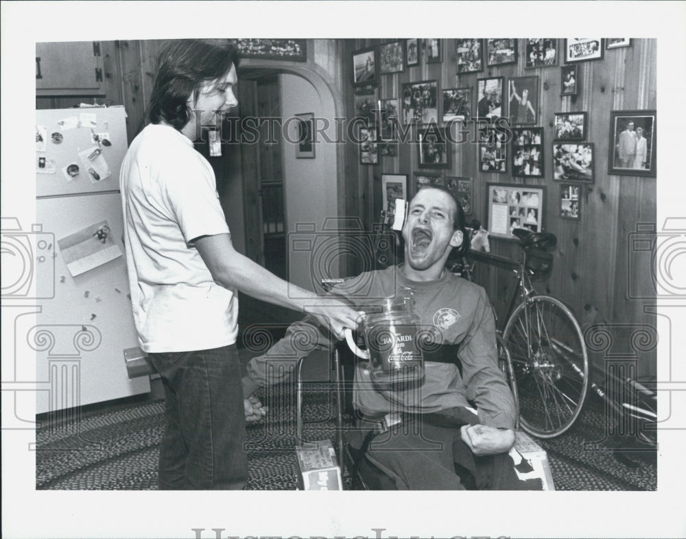 1993 Press Photo Neil and Rick Hoyt - Historic Images