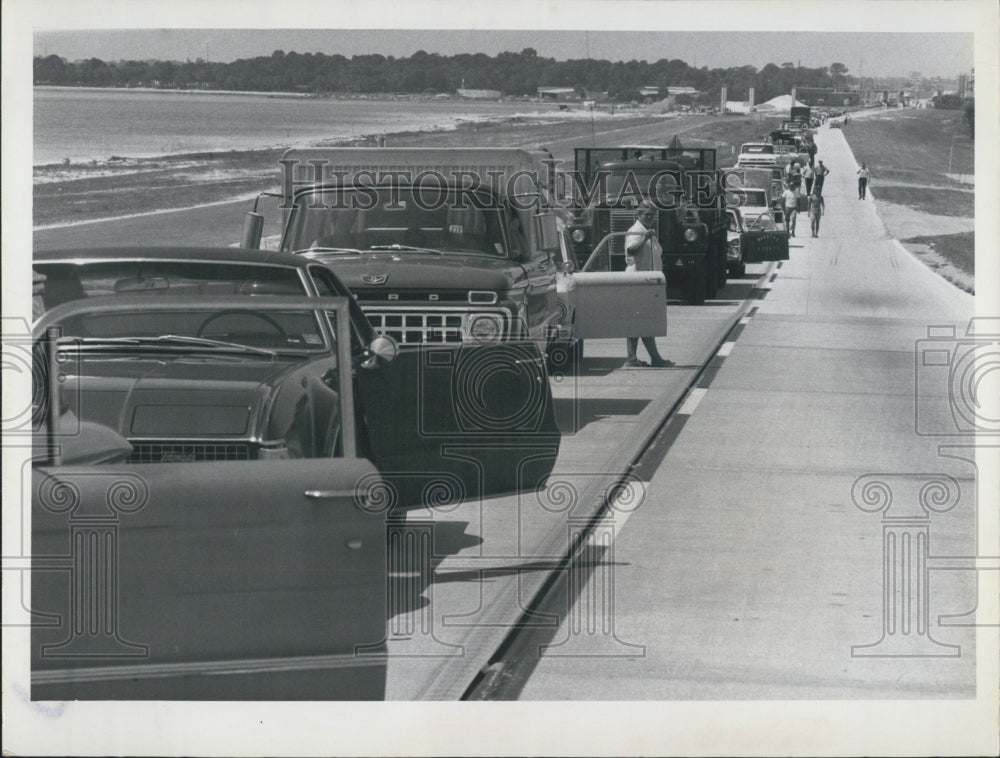 1964 Near Sunshine skyway  bridge - Historic Images