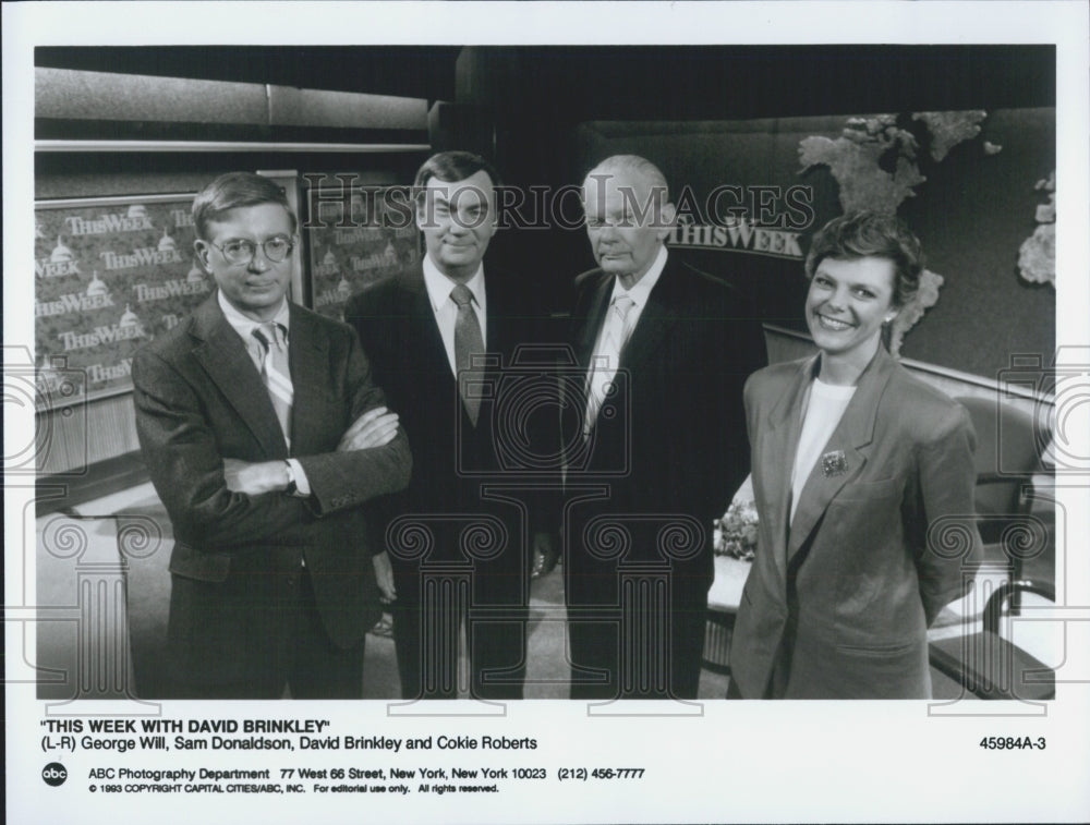 1993 Press Photo Will, Sam, David, and Roberts - Historic Images