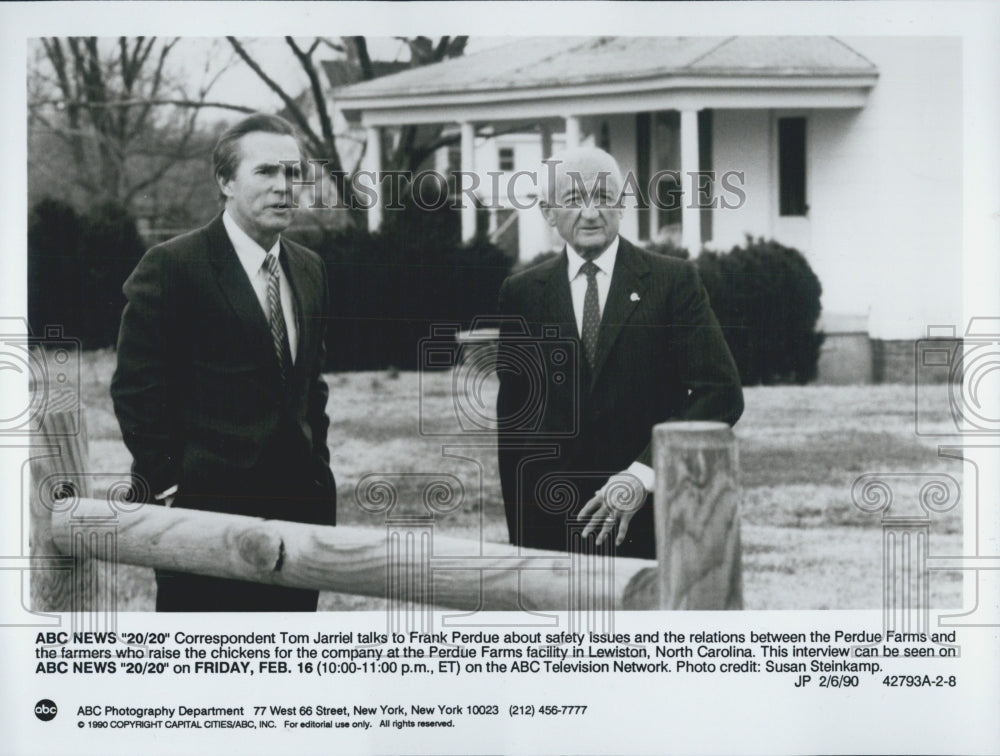 1990 Press Photo ABC News &quot;20/20&quot; - Historic Images