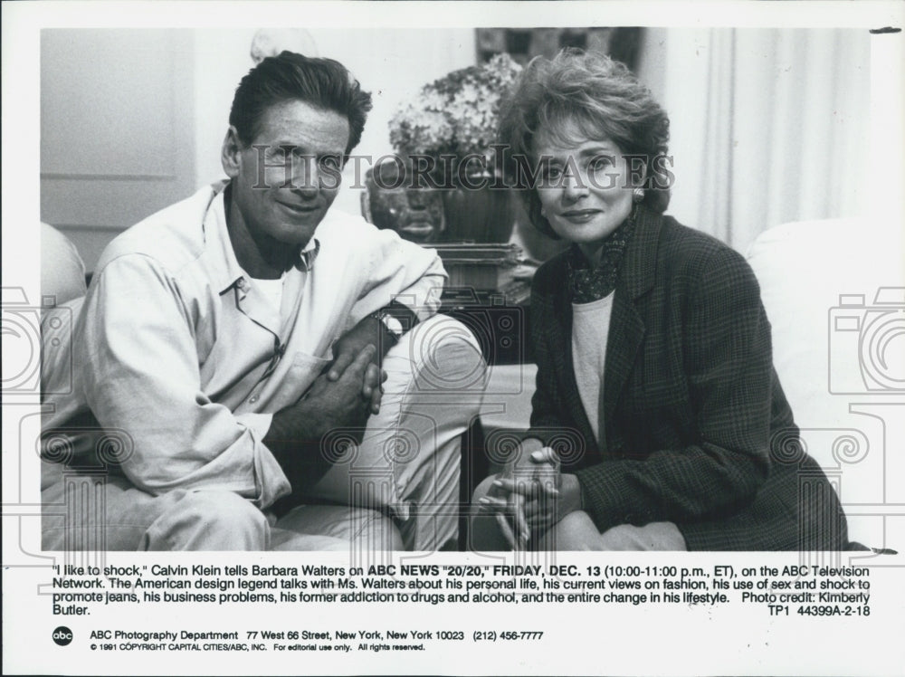 1991 Press Photo ABC News "20/20" - Historic Images
