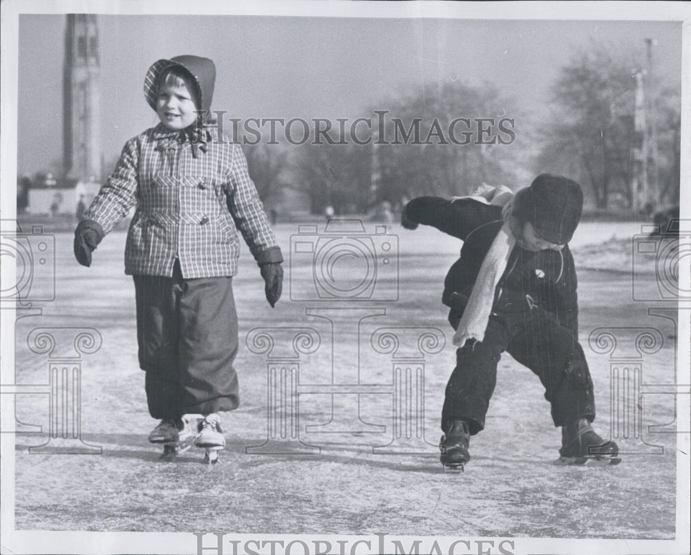 1958 Skating - Historic Images