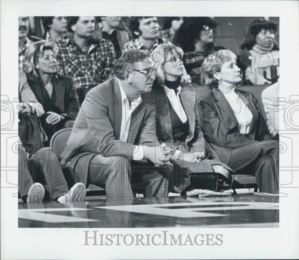 Press Photo Bill Davidson, Owner of The Pistons, Basketball - Historic Images