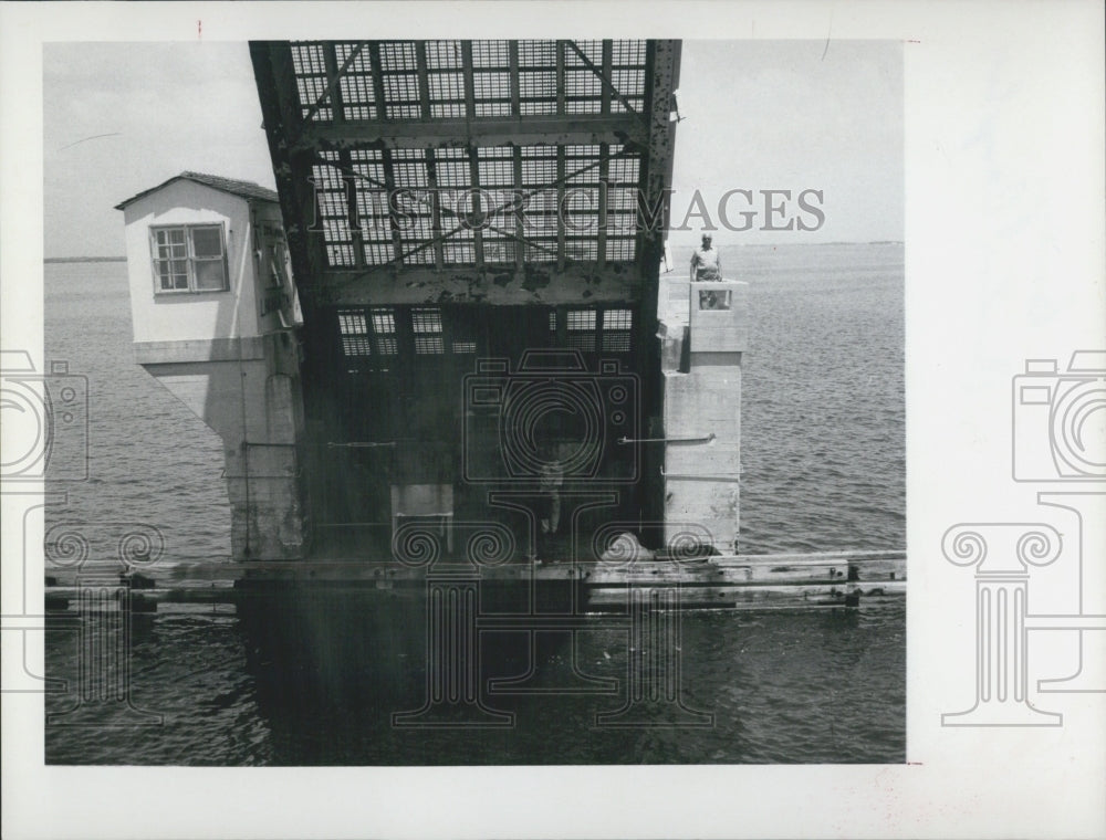 1970 Courtney Campbell Causeway Draw Bridge - Historic Images