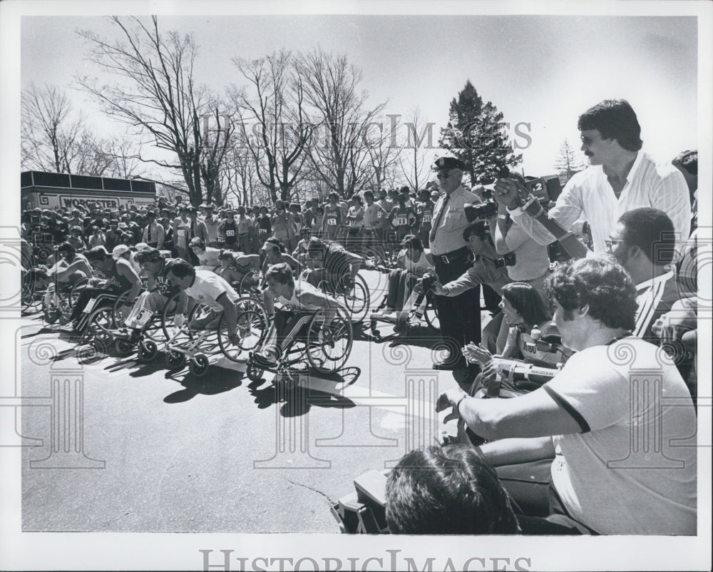 1980 Press Photo Boston Marathon - Historic Images