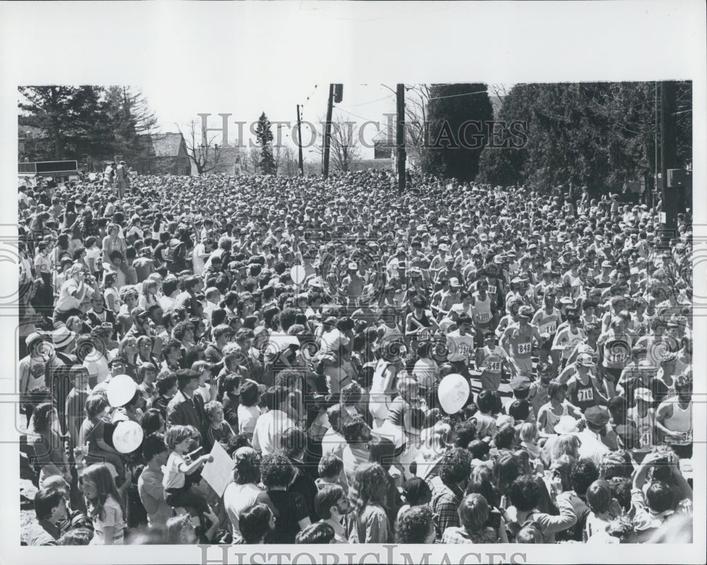 1980 Press Photo Boston Marathon - Historic Images