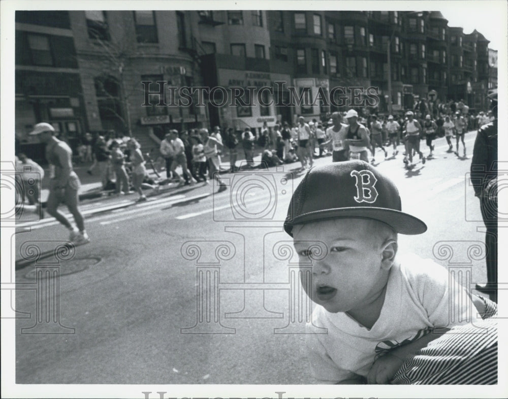 1990 Press Photo Boston Marathon - Historic Images