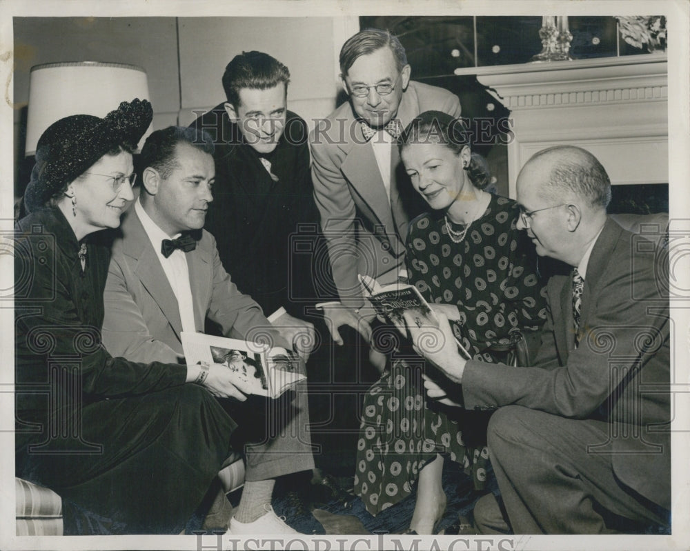 1949 St Petersburg, FL Book Club, Ruth Livingston Hil, Martin Dibner - Historic Images