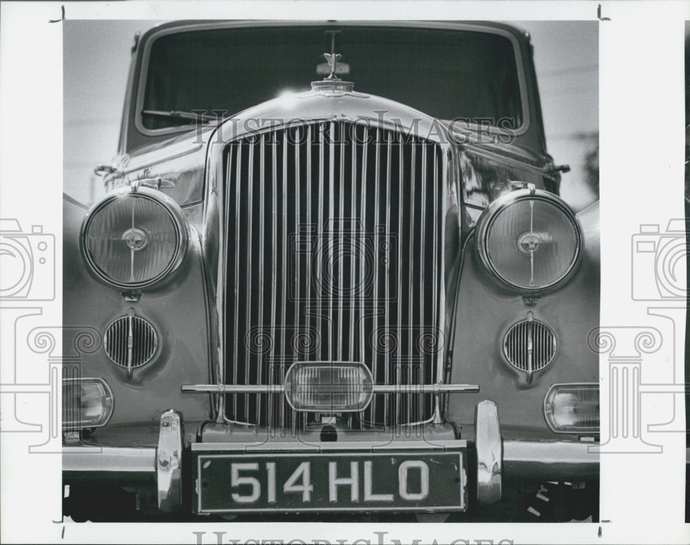 1989 Press Photo Bentley R-type Car, 1954 Model - Historic Images