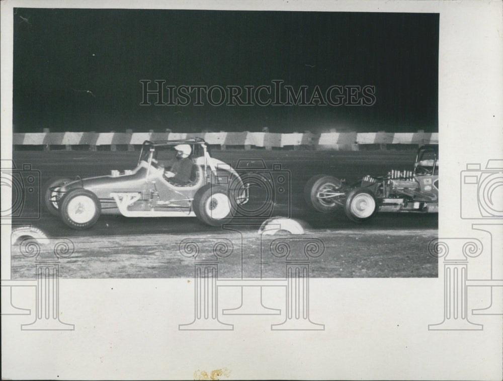 Press Photo Sprint Cars - Historic Images