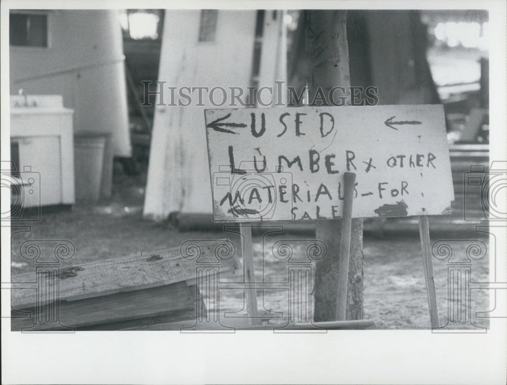 Press Photo of leftovers from demolition of Johns Pass Bridge for sale - Historic Images