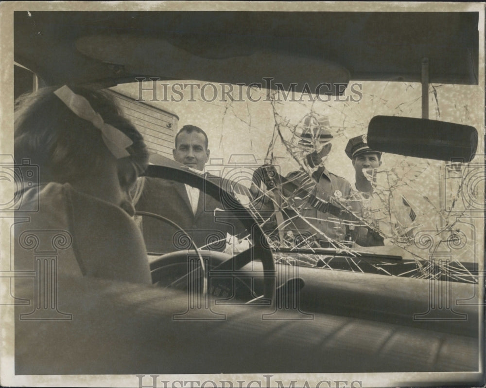 1962 Janice Belsterling Wished She Had a Seat Belt. - Historic Images