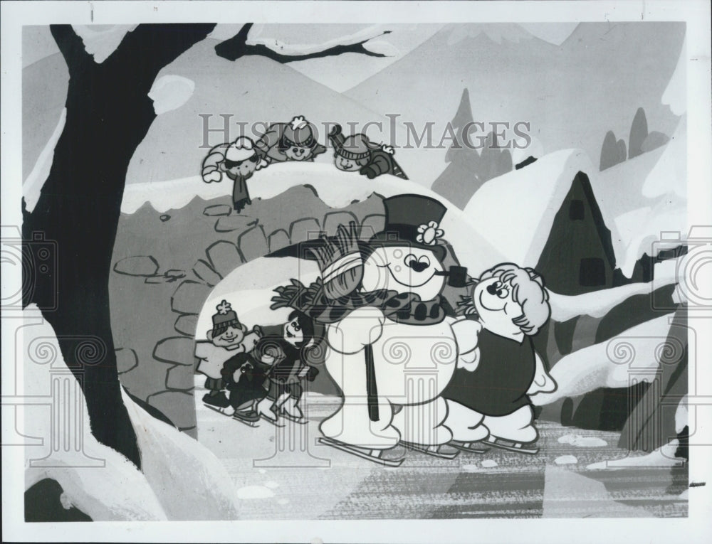 1982 Press Photo ABC TV Presents Animated "Frosty's Winter Wonderland" - Historic Images