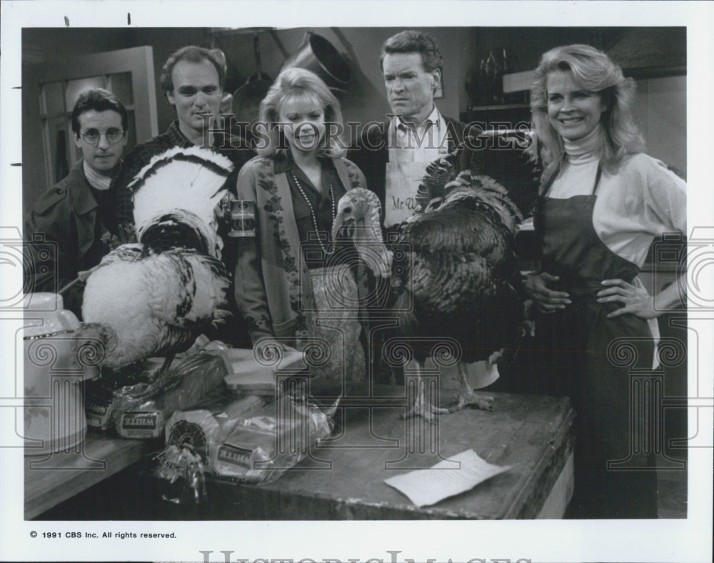 1991 Press Photo CBS &quot;Murphy Brown&quot; - Historic Images