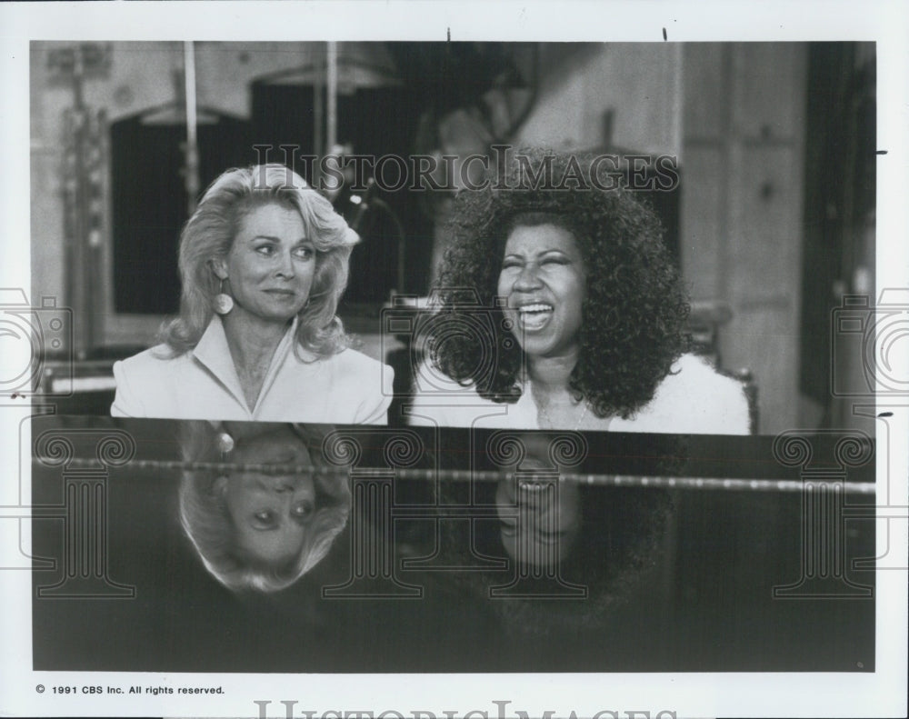 1991 Press Photo Candice Bergen in &quot;Murphy Brown&quot; - Historic Images