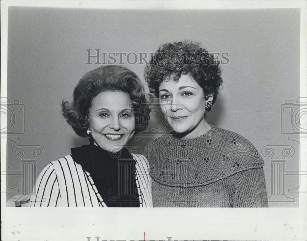 1982 Press Photo Ann Landers and Margo Howard - Historic Images