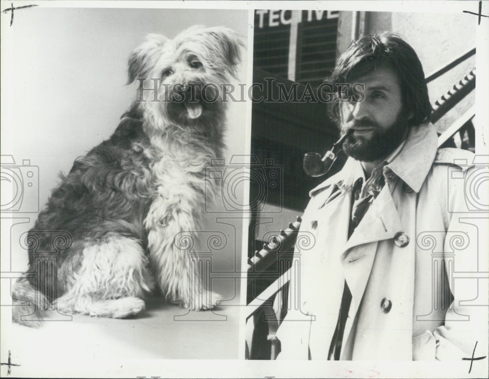 1980 Press Photo Johnny &amp; Ron Silver on &quot;The Private Eye&quot; - Historic Images