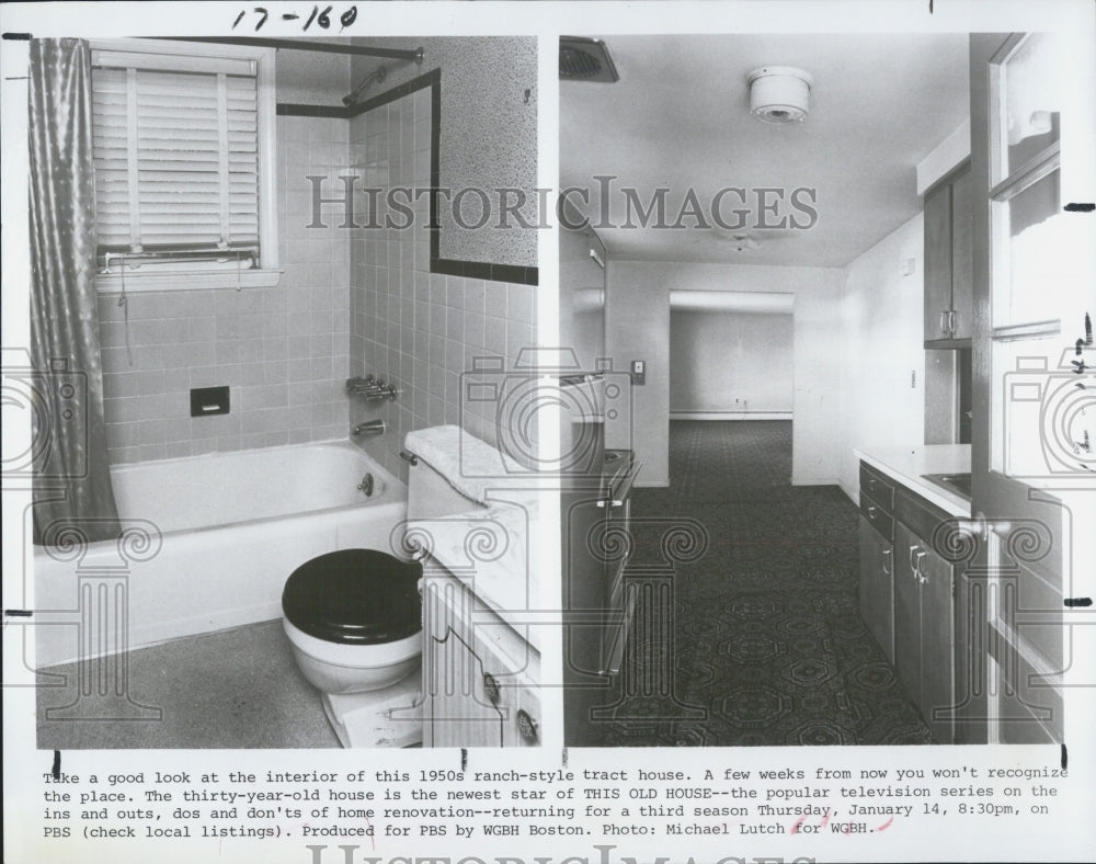 1982 Press Photo Farm House to Undergo Reconstruction on &quot;This Old House&quot; - Historic Images