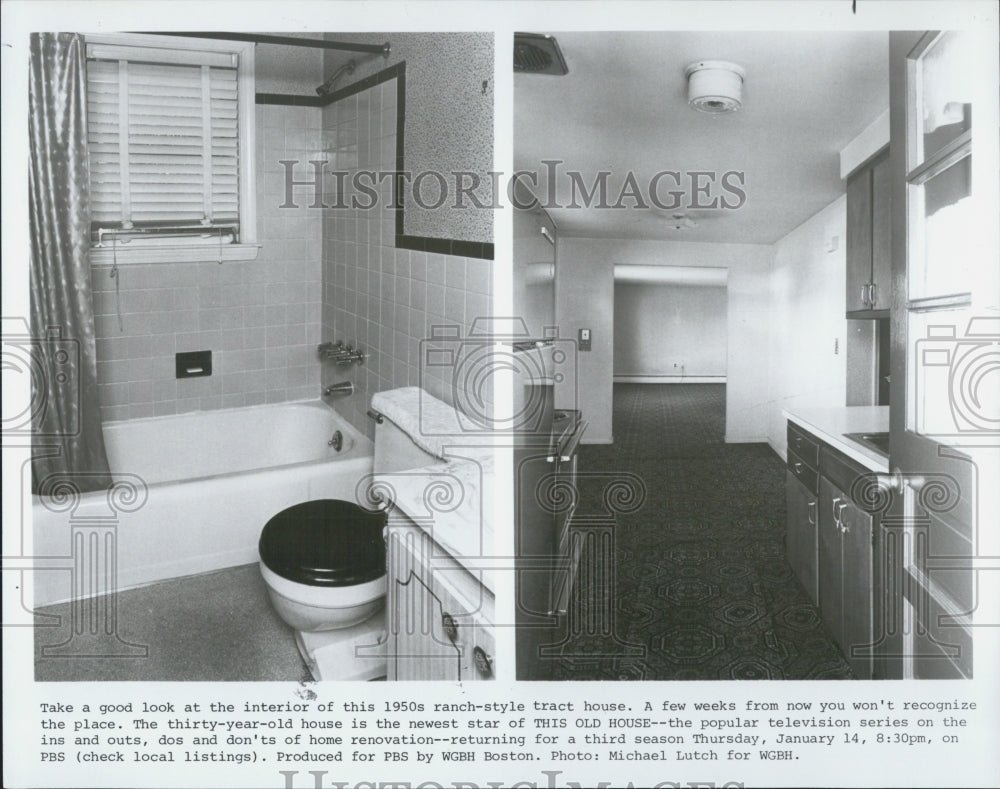 Press Photo Farm House to Undergo Reconstruction on &quot;This Old House&quot; - Historic Images