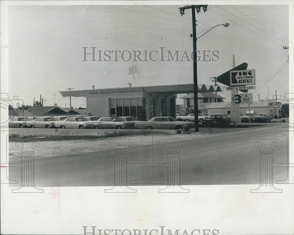 1966 King Car Truck Rental firm Ed Robinson - Historic Images