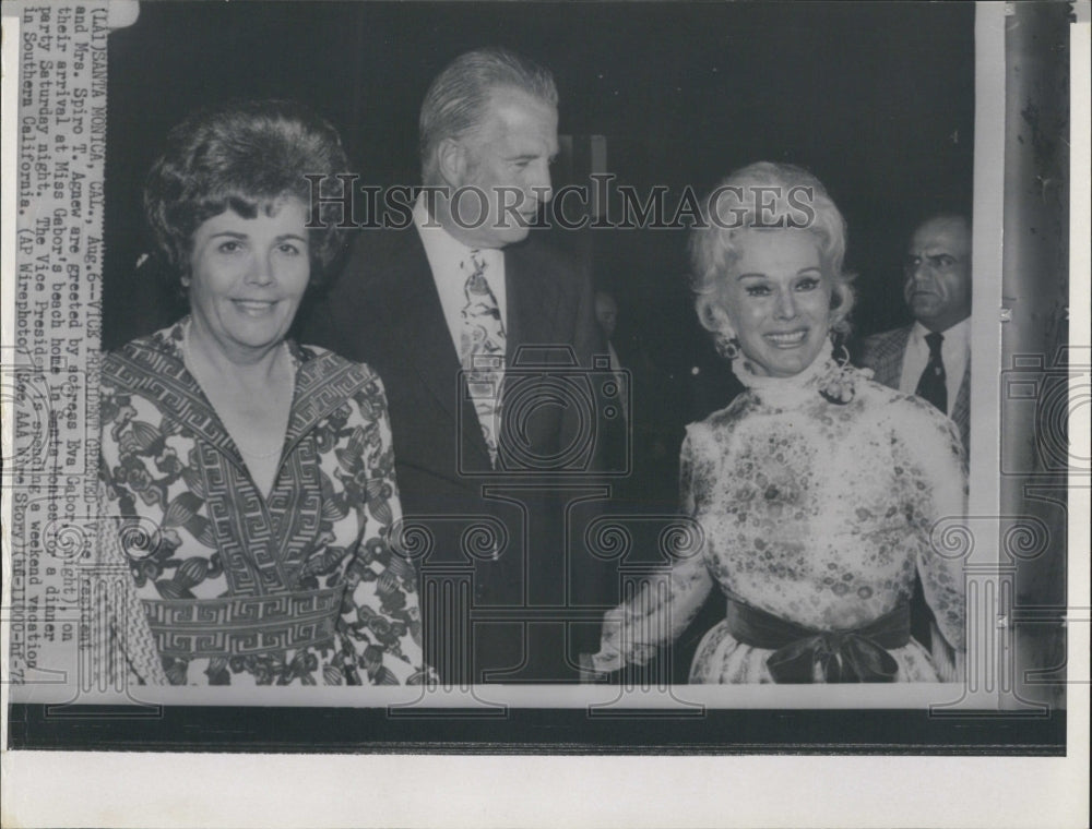 1972 Vice President and Mrs Spiro T Agnew - Historic Images