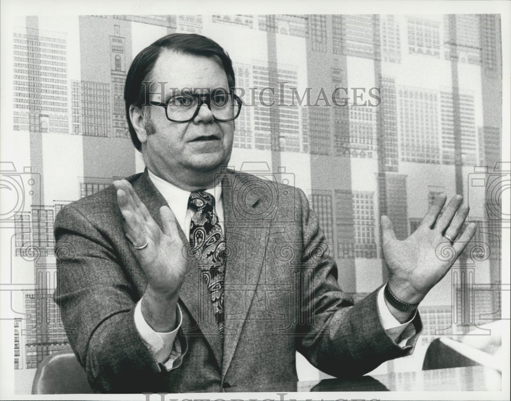 1979 Press Photo David Hubbard, President Of Fuller Theological Seminary - Historic Images