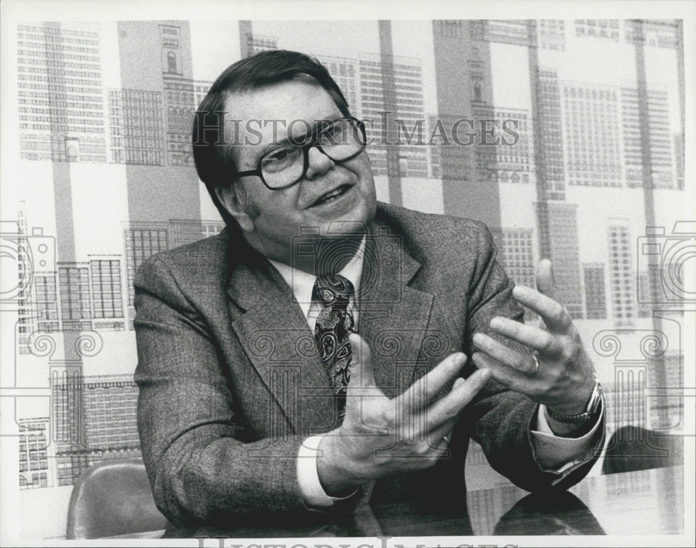 1979 Press Photo Dr. David Hubbard President Fuller Theological Seminary - Historic Images