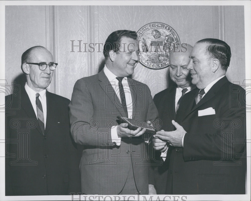 1963 David J Heffernap Assistant Superintendent, Eddie Hubbard - Historic Images