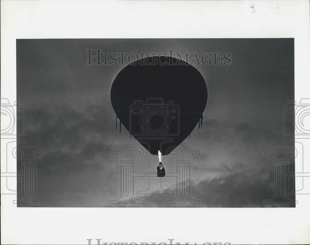 1982 Press Photo Balloon polot Bansemers above Clearwater - Historic Images