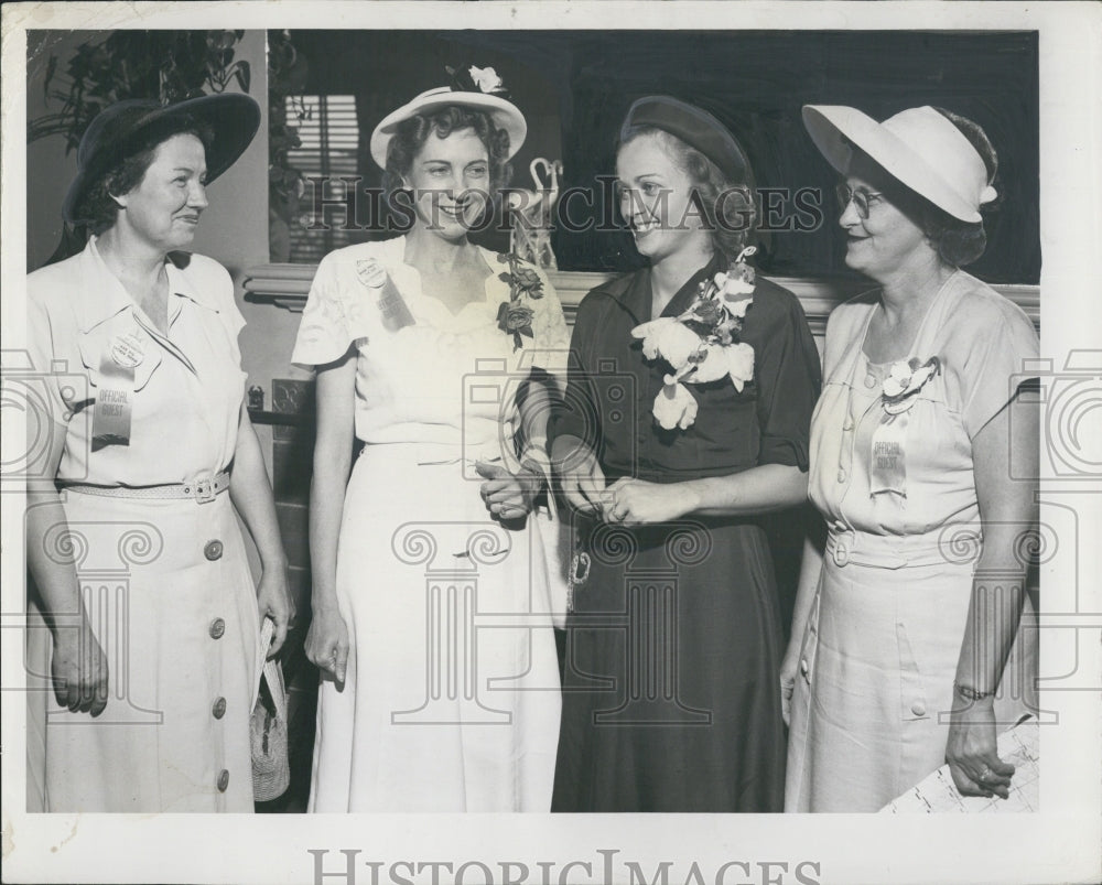 1949 Mrs.Waren, Mrs.Perry, Mrs.Newman, Mrs.Brackin - Historic Images