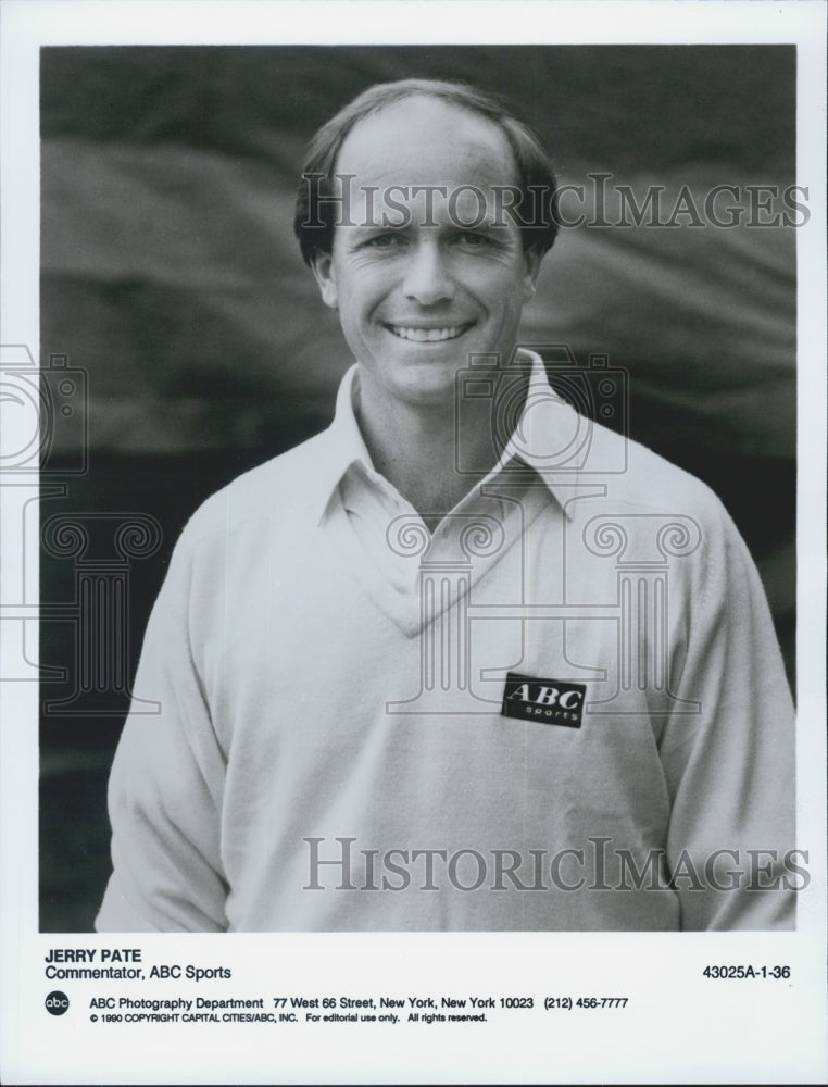 1990 Press Photo JERRY PATE - Historic Images