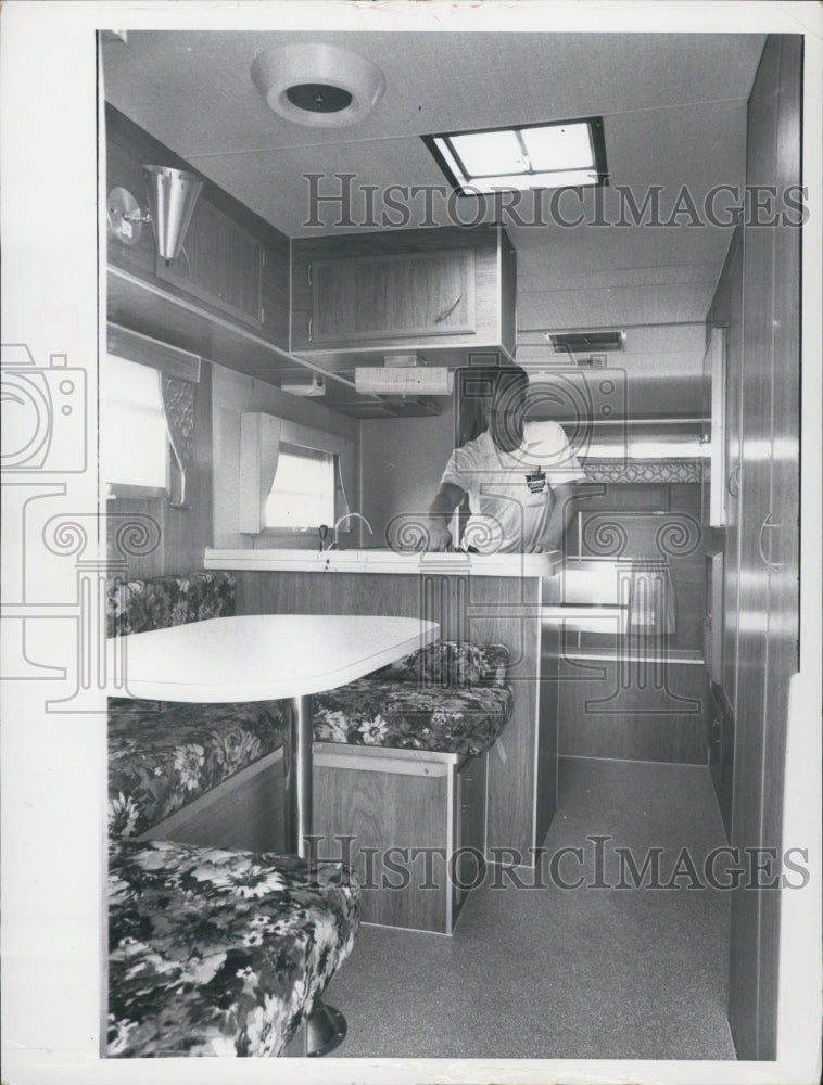 1969 Inside of Camper - Historic Images